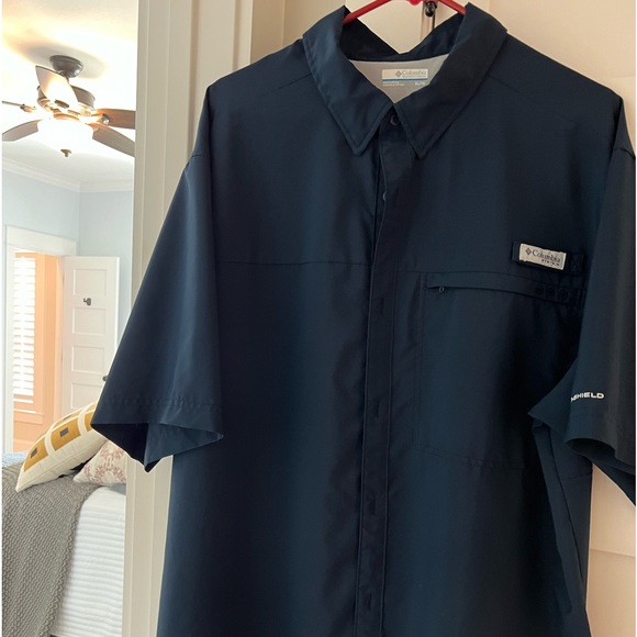 Columbia Other - Like New Columbia PFG single zip pocket Fishing style shirt size XL